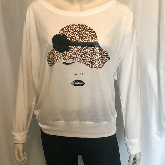 Flowy Long Sleeve Tee HTV/Embellishment NWOT - Picture 5 of 8